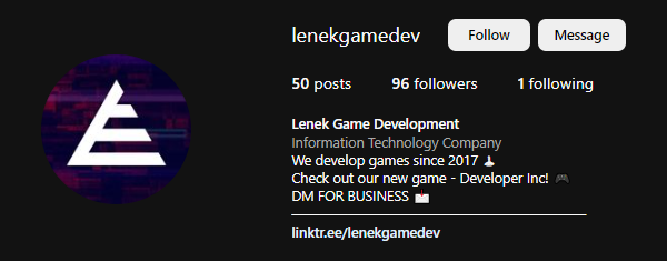 Instagram @lenekgamedev